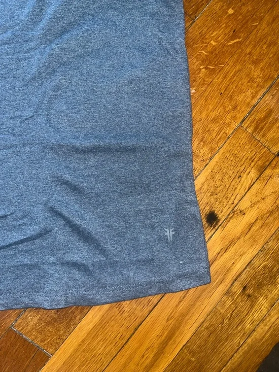Frye Blue Crewneck T-Shirt - NWOT - Picture 6 of 6